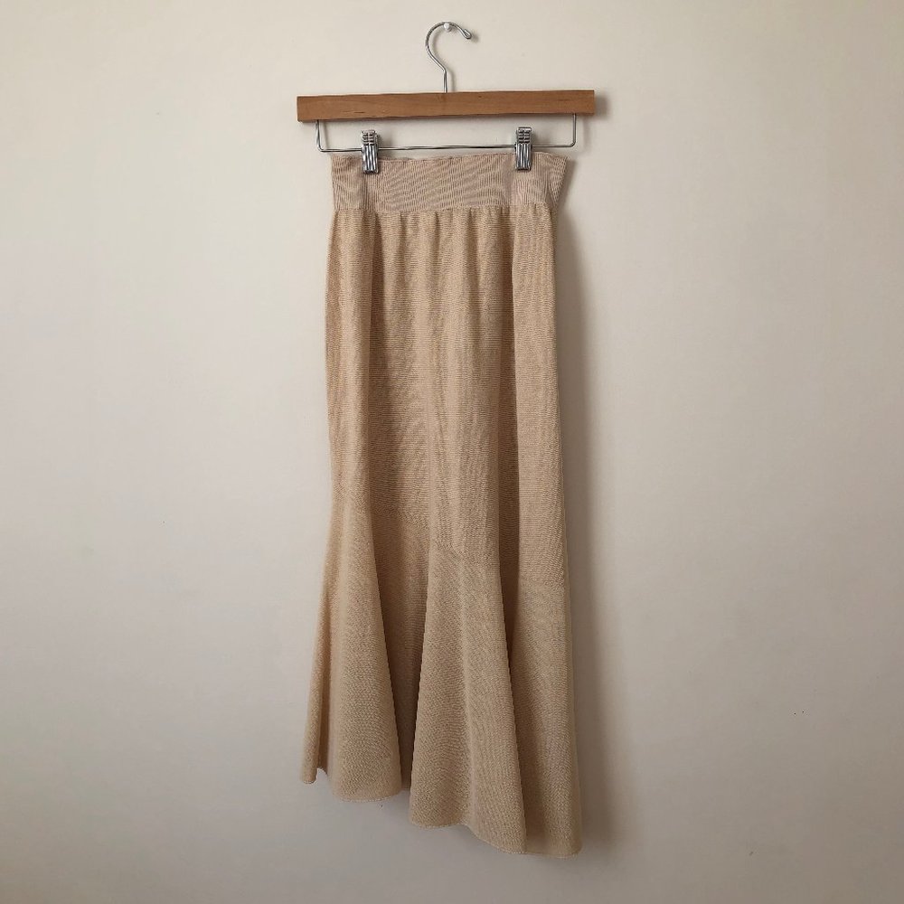 Knit Asymmetrical Skirt